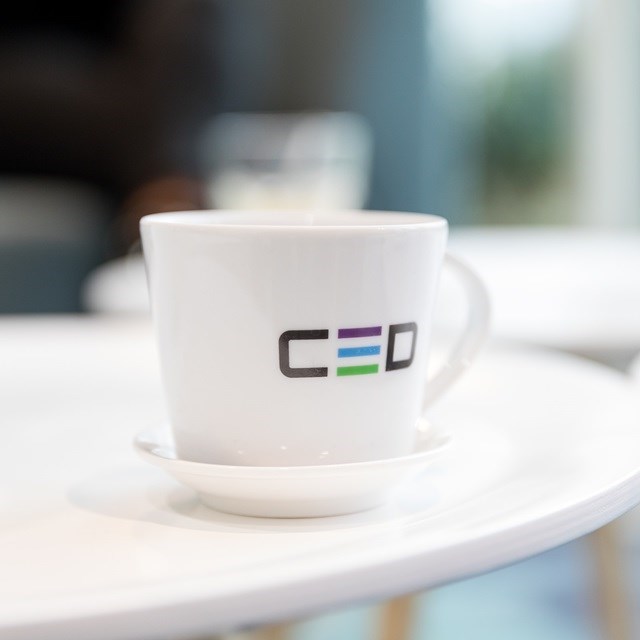 Working at CED website header