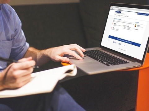 Example website Damen