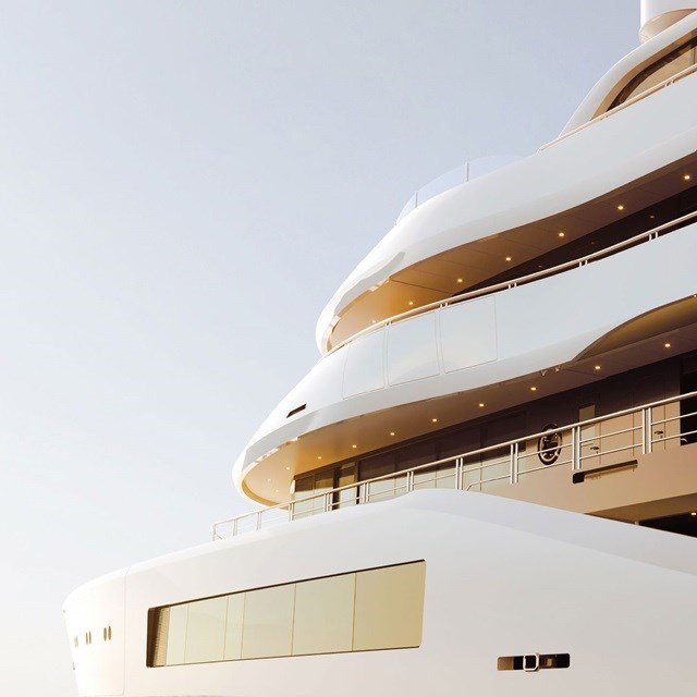 Damen Yachting card.