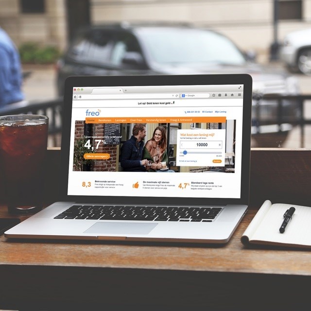 Freo website example laptop