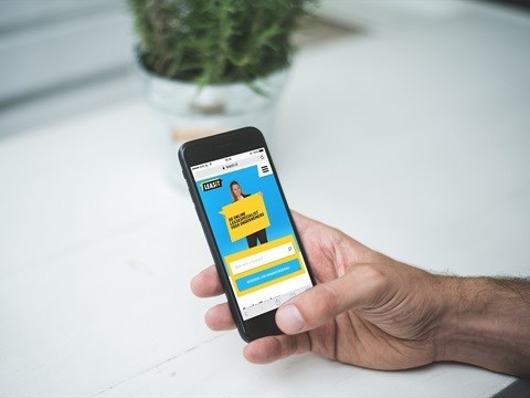 LEASIT homepage website example mobile