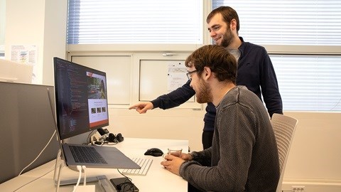 Developers working together.