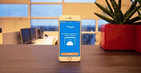 Mijn Freo app on smartphone.