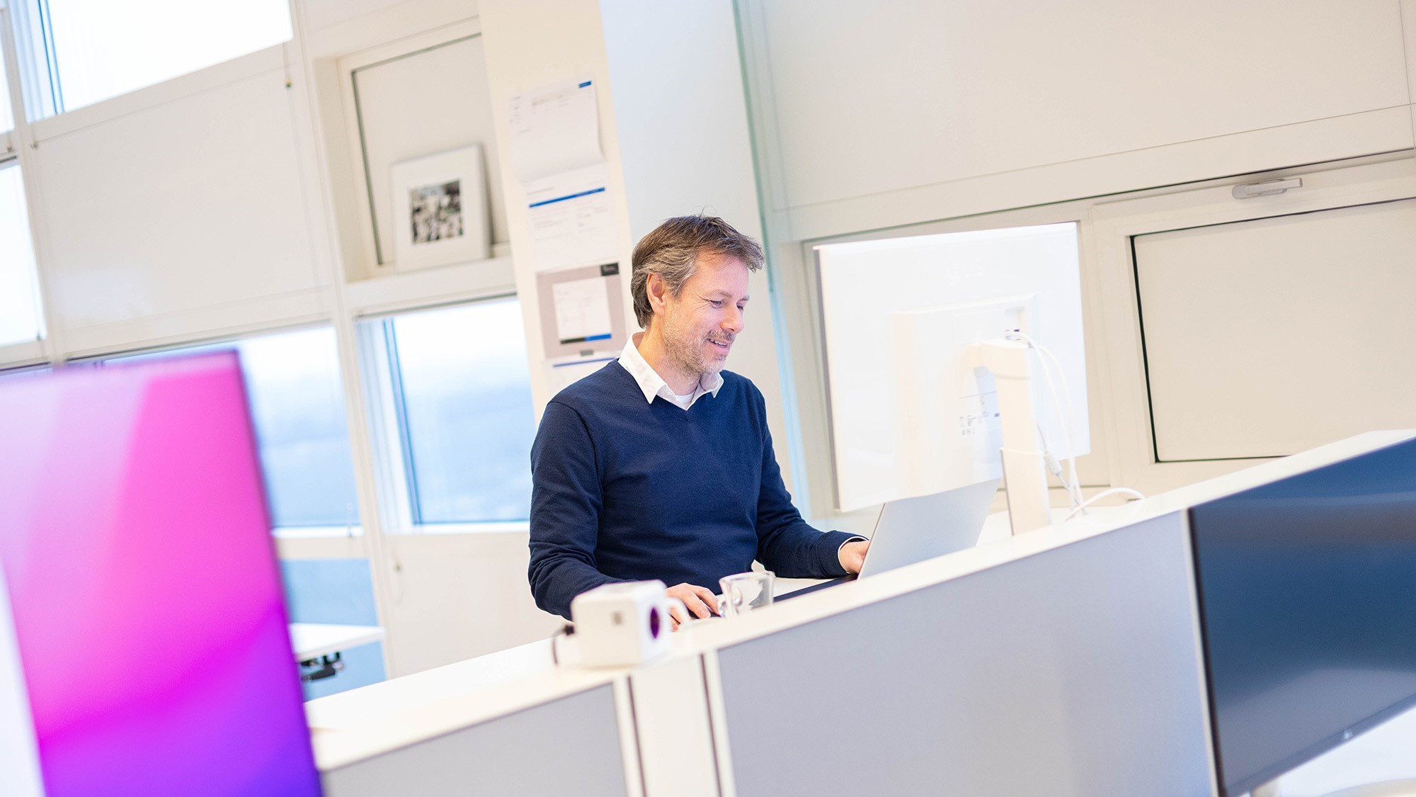 A picture of our colleague Remco.