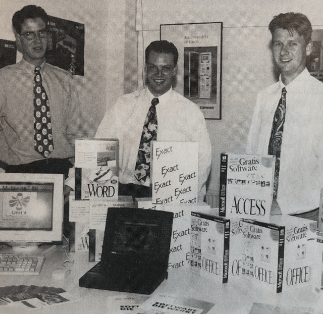 Patrick, John and Patrik back in the day.